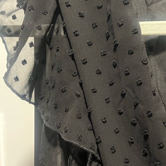 Bohemian Casual Wrap V Neck Ruffle Cap Sleeveless Belt A-Line Pleated Hem Midi - Picture 11 of 11